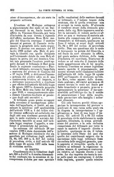 La Corte suprema di Roma raccolta periodica delle sentenze della Corte di cassazione di Roma