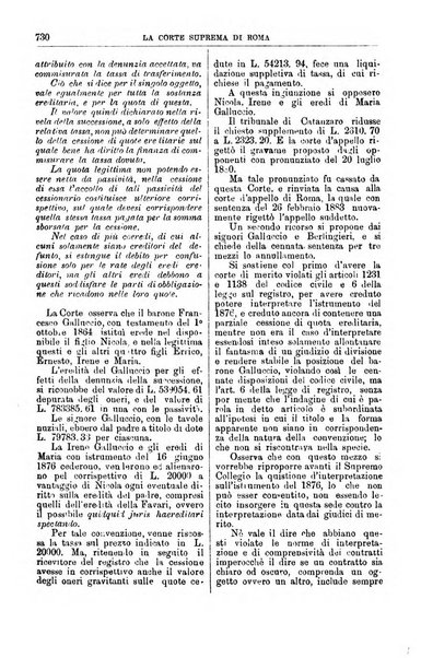 La Corte suprema di Roma raccolta periodica delle sentenze della Corte di cassazione di Roma