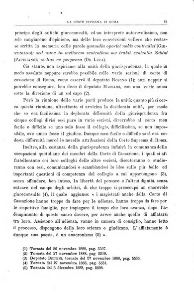 La Corte suprema di Roma raccolta periodica delle sentenze della Corte di cassazione di Roma