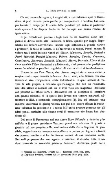 La Corte suprema di Roma raccolta periodica delle sentenze della Corte di cassazione di Roma