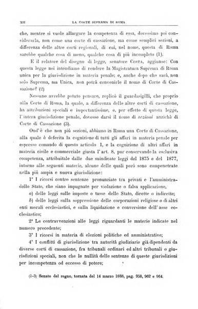 La Corte suprema di Roma raccolta periodica delle sentenze della Corte di cassazione di Roma