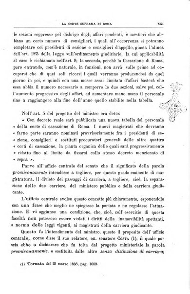 La Corte suprema di Roma raccolta periodica delle sentenze della Corte di cassazione di Roma