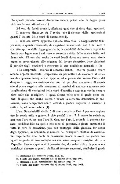 La Corte suprema di Roma raccolta periodica delle sentenze della Corte di cassazione di Roma