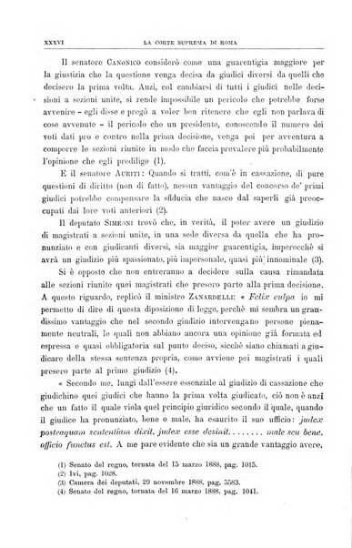 La Corte suprema di Roma raccolta periodica delle sentenze della Corte di cassazione di Roma