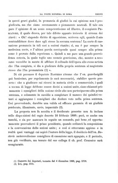 La Corte suprema di Roma raccolta periodica delle sentenze della Corte di cassazione di Roma