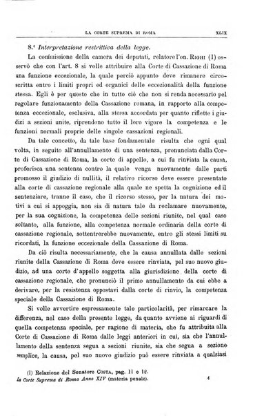 La Corte suprema di Roma raccolta periodica delle sentenze della Corte di cassazione di Roma