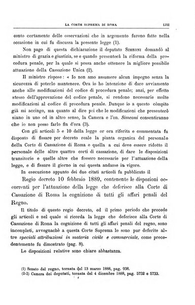 La Corte suprema di Roma raccolta periodica delle sentenze della Corte di cassazione di Roma