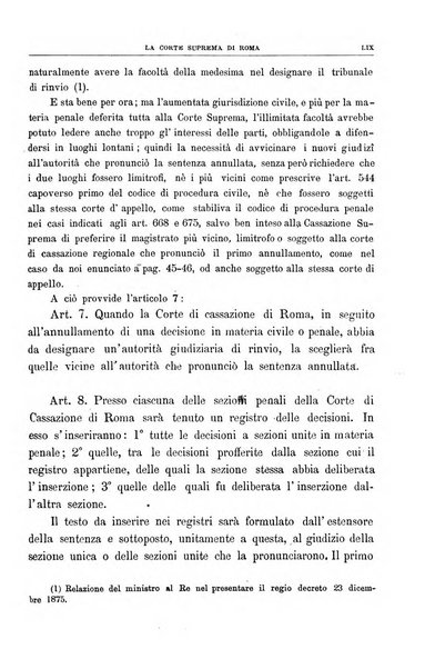 La Corte suprema di Roma raccolta periodica delle sentenze della Corte di cassazione di Roma