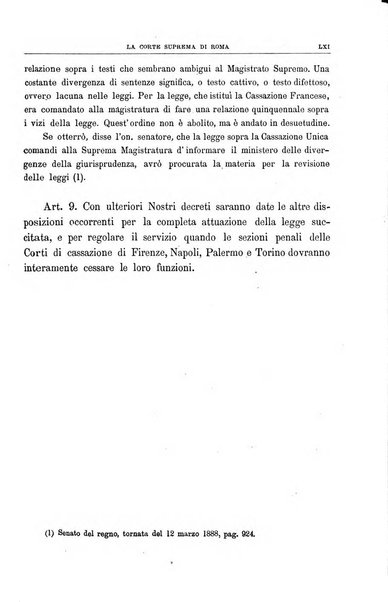 La Corte suprema di Roma raccolta periodica delle sentenze della Corte di cassazione di Roma