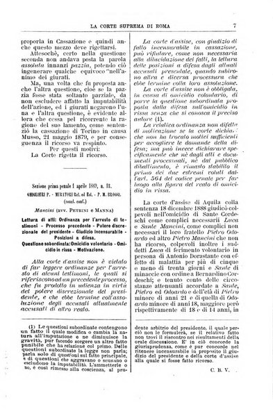 La Corte suprema di Roma raccolta periodica delle sentenze della Corte di cassazione di Roma