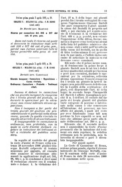 La Corte suprema di Roma raccolta periodica delle sentenze della Corte di cassazione di Roma