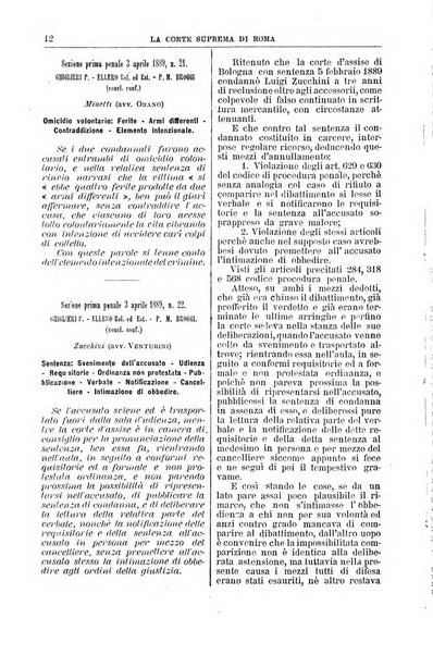 La Corte suprema di Roma raccolta periodica delle sentenze della Corte di cassazione di Roma