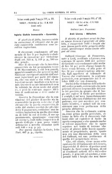 La Corte suprema di Roma raccolta periodica delle sentenze della Corte di cassazione di Roma