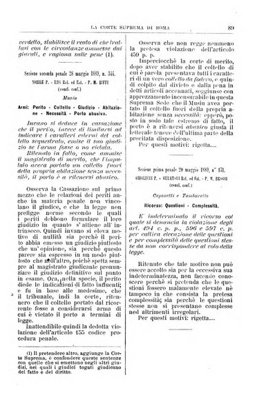 La Corte suprema di Roma raccolta periodica delle sentenze della Corte di cassazione di Roma