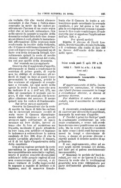 La Corte suprema di Roma raccolta periodica delle sentenze della Corte di cassazione di Roma