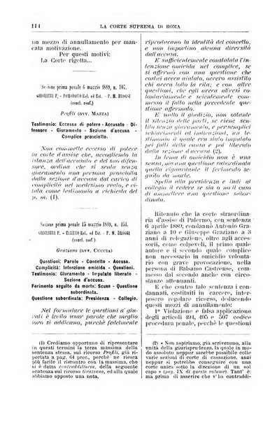 La Corte suprema di Roma raccolta periodica delle sentenze della Corte di cassazione di Roma