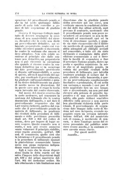 La Corte suprema di Roma raccolta periodica delle sentenze della Corte di cassazione di Roma