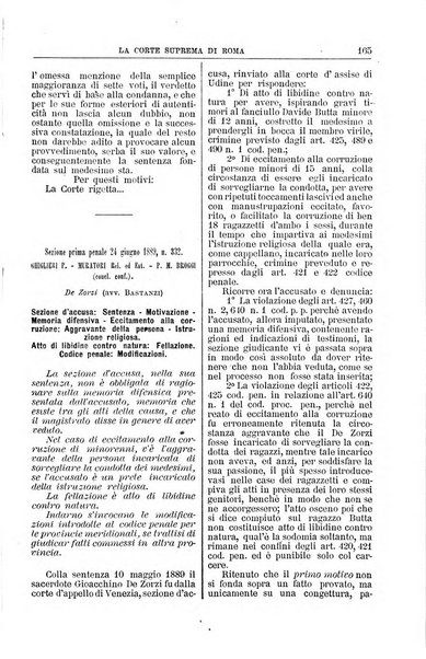 La Corte suprema di Roma raccolta periodica delle sentenze della Corte di cassazione di Roma