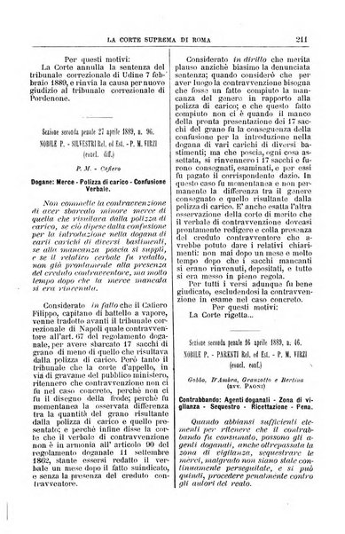 La Corte suprema di Roma raccolta periodica delle sentenze della Corte di cassazione di Roma