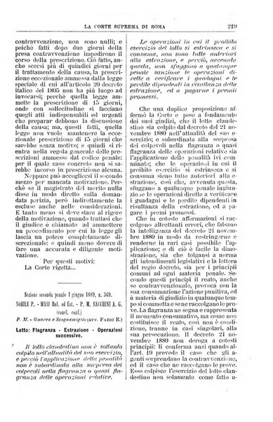 La Corte suprema di Roma raccolta periodica delle sentenze della Corte di cassazione di Roma