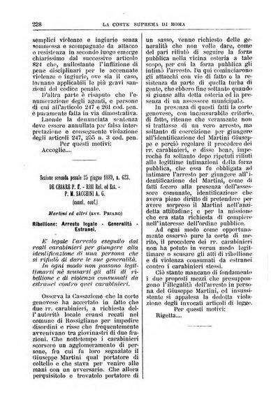 La Corte suprema di Roma raccolta periodica delle sentenze della Corte di cassazione di Roma