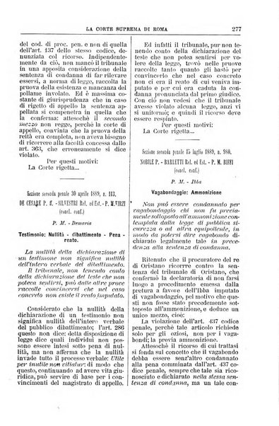 La Corte suprema di Roma raccolta periodica delle sentenze della Corte di cassazione di Roma