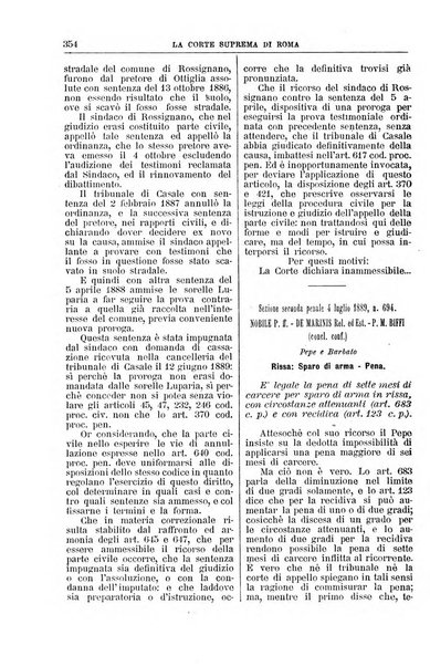 La Corte suprema di Roma raccolta periodica delle sentenze della Corte di cassazione di Roma