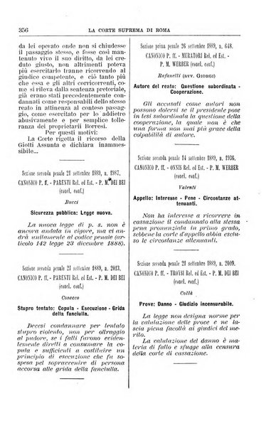 La Corte suprema di Roma raccolta periodica delle sentenze della Corte di cassazione di Roma