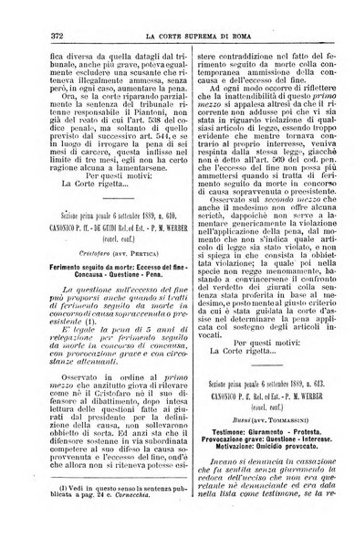 La Corte suprema di Roma raccolta periodica delle sentenze della Corte di cassazione di Roma