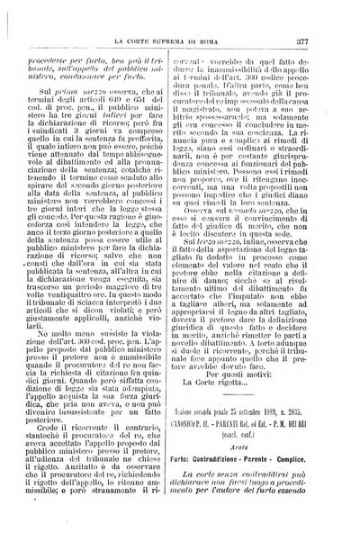 La Corte suprema di Roma raccolta periodica delle sentenze della Corte di cassazione di Roma