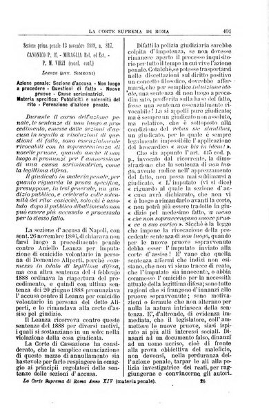 La Corte suprema di Roma raccolta periodica delle sentenze della Corte di cassazione di Roma