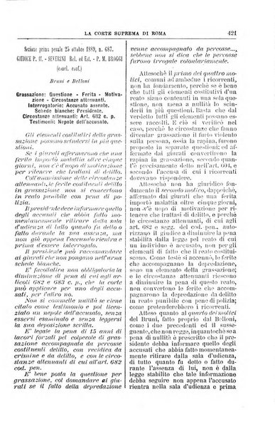 La Corte suprema di Roma raccolta periodica delle sentenze della Corte di cassazione di Roma