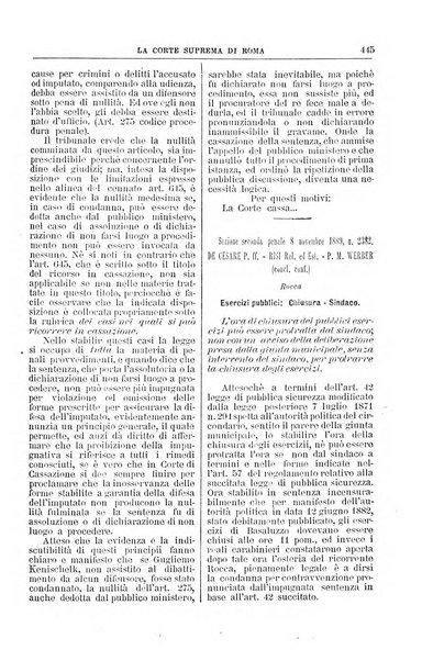 La Corte suprema di Roma raccolta periodica delle sentenze della Corte di cassazione di Roma