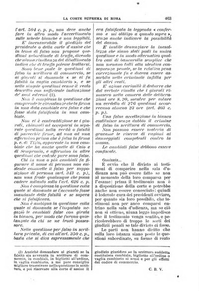 La Corte suprema di Roma raccolta periodica delle sentenze della Corte di cassazione di Roma