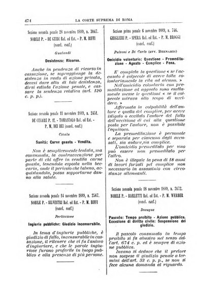 La Corte suprema di Roma raccolta periodica delle sentenze della Corte di cassazione di Roma