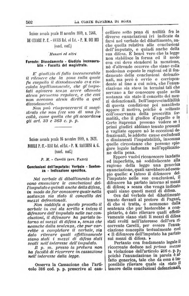 La Corte suprema di Roma raccolta periodica delle sentenze della Corte di cassazione di Roma