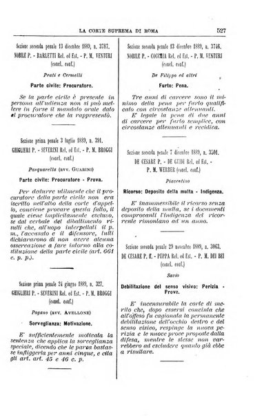 La Corte suprema di Roma raccolta periodica delle sentenze della Corte di cassazione di Roma