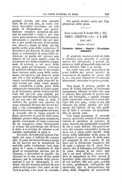 La Corte suprema di Roma raccolta periodica delle sentenze della Corte di cassazione di Roma