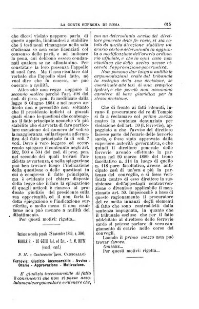 La Corte suprema di Roma raccolta periodica delle sentenze della Corte di cassazione di Roma