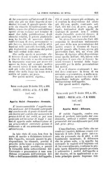 La Corte suprema di Roma raccolta periodica delle sentenze della Corte di cassazione di Roma