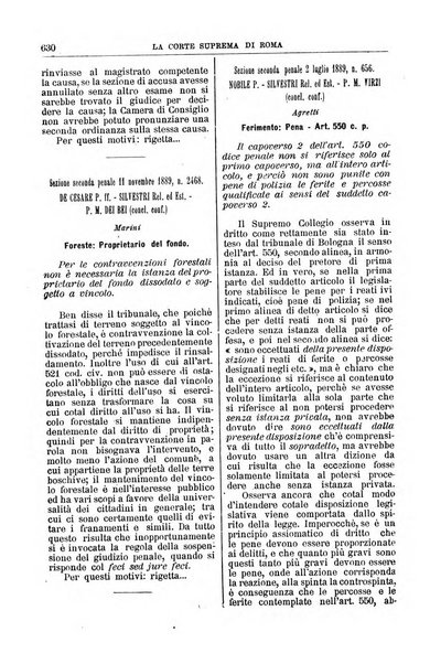 La Corte suprema di Roma raccolta periodica delle sentenze della Corte di cassazione di Roma