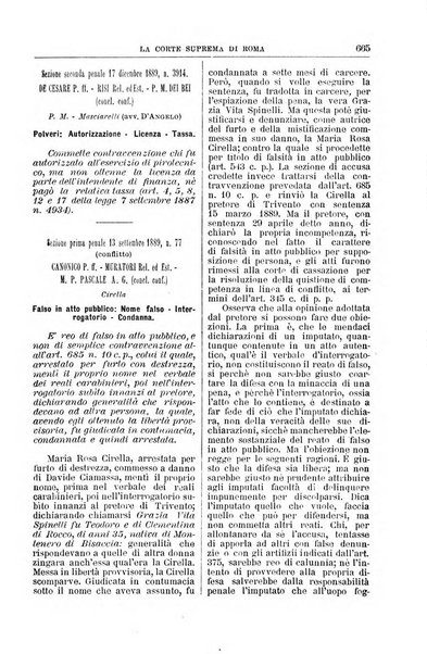 La Corte suprema di Roma raccolta periodica delle sentenze della Corte di cassazione di Roma