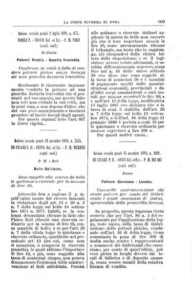 La Corte suprema di Roma raccolta periodica delle sentenze della Corte di cassazione di Roma