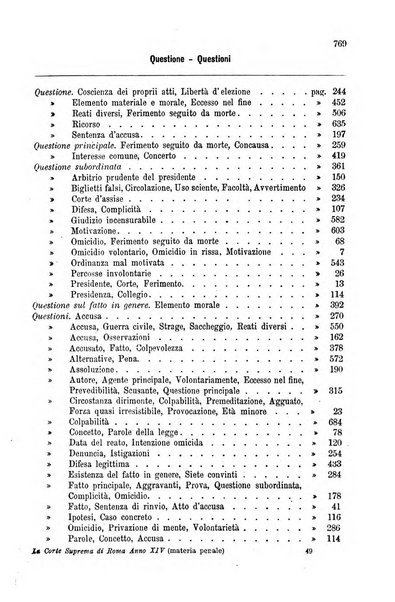 La Corte suprema di Roma raccolta periodica delle sentenze della Corte di cassazione di Roma