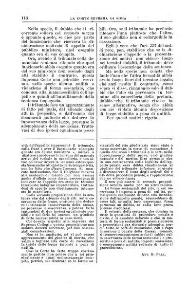 La Corte suprema di Roma raccolta periodica delle sentenze della Corte di cassazione di Roma