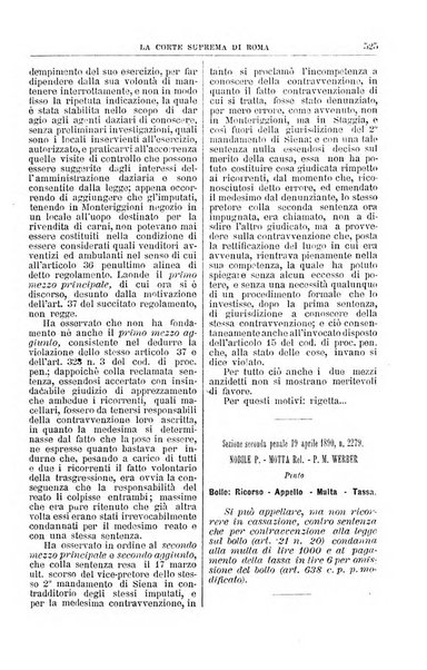 La Corte suprema di Roma raccolta periodica delle sentenze della Corte di cassazione di Roma