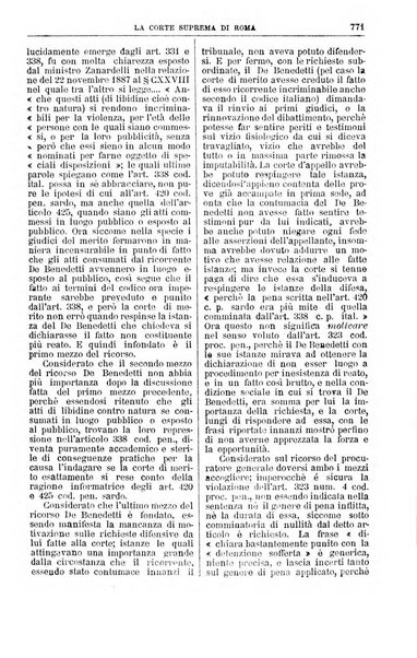 La Corte suprema di Roma raccolta periodica delle sentenze della Corte di cassazione di Roma