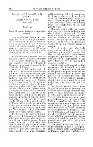 La Corte suprema di Roma raccolta periodica delle sentenze della Corte di cassazione di Roma