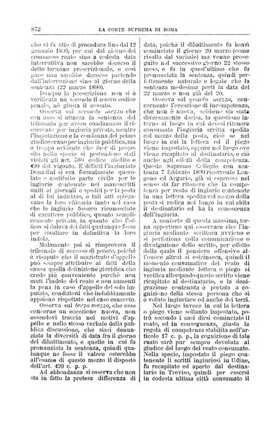 La Corte suprema di Roma raccolta periodica delle sentenze della Corte di cassazione di Roma