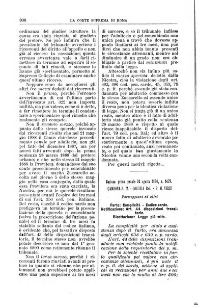 La Corte suprema di Roma raccolta periodica delle sentenze della Corte di cassazione di Roma